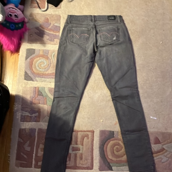 Women’s grey ripped jeans size 3/medium - Picture 2 of 2